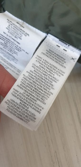 POLO Ralph Lauren Performancе Wool / Down  M ОРИГИНАЛ! Мъжко Зимно пух