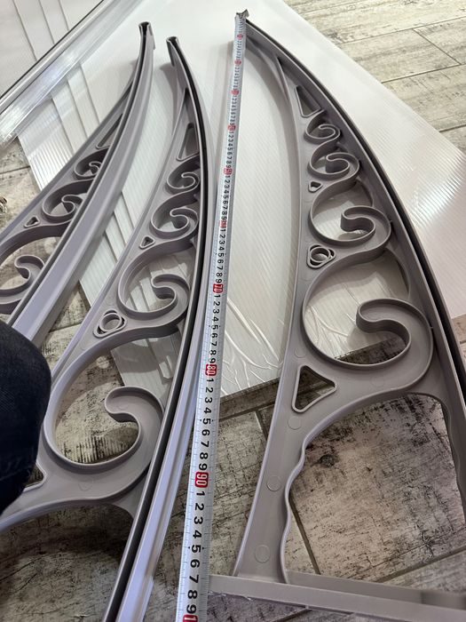 2 бр. Козирка / стряха / Навес поликарбонат 300 х 100 см