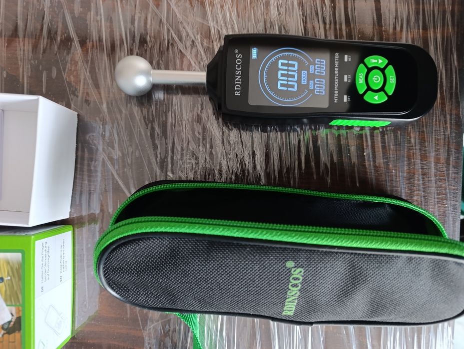 Професионален Влагомер RDINSCOS Стена/Зидария/дърво/мазилка/замазка/