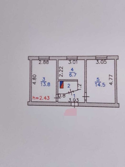 Продам 2х ком квартиру Якоре