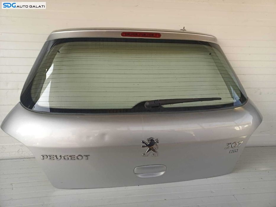 Haion Hayon Portbagaj Dezechipat cu Luneta Geam Sticla Peugeot 307 Hatchback 2002 - 2008 [L1502]