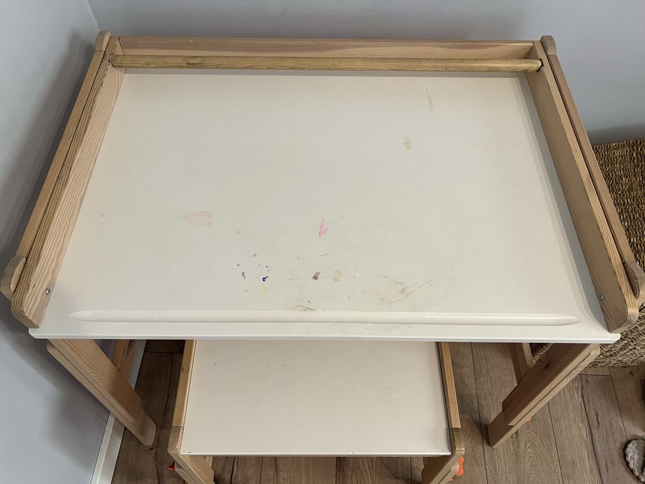 Школьная парта и скамья  IKEA Флисат
