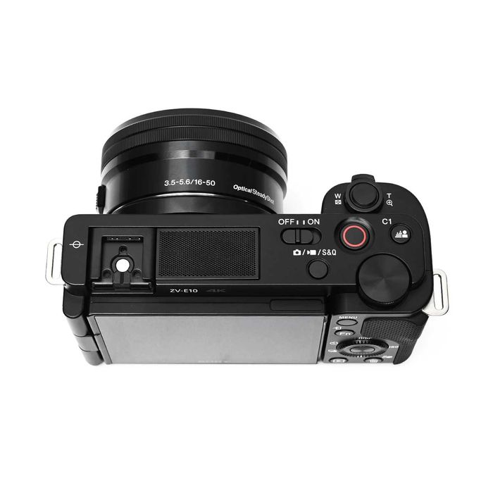 Sony Alpha ZV-E10, Mirrorless, 24.2MP, 4K, Obiectiv 16-50mm + Cadou