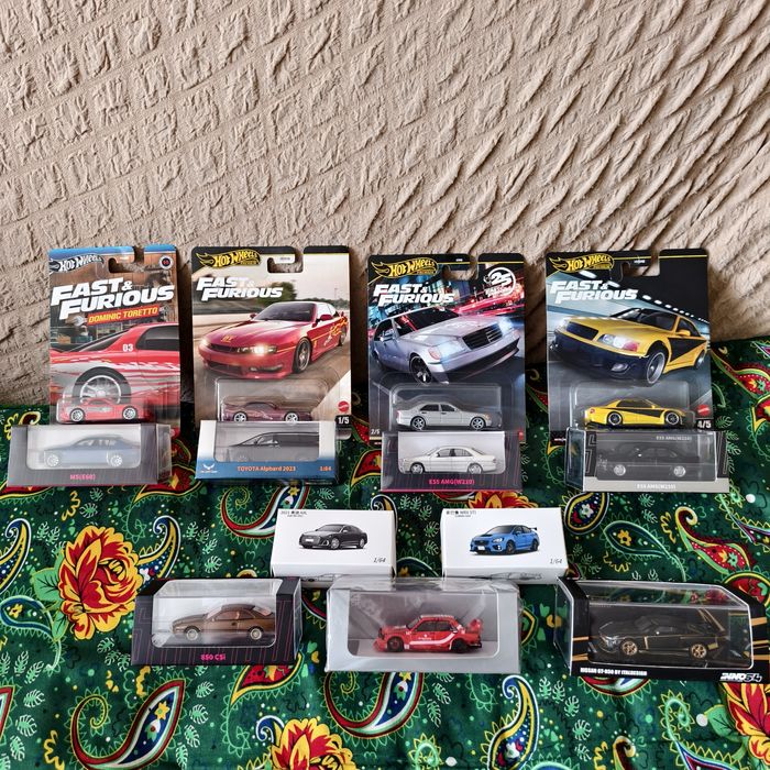 Hot Wheels Premium Fast And Furious Inno 64 Toyota Mercedes BMW 1:64