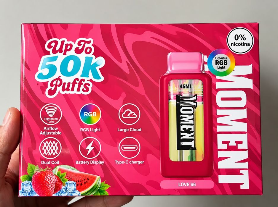 Vape iMoment 50.000 Puffs Lumini Nivel lichid