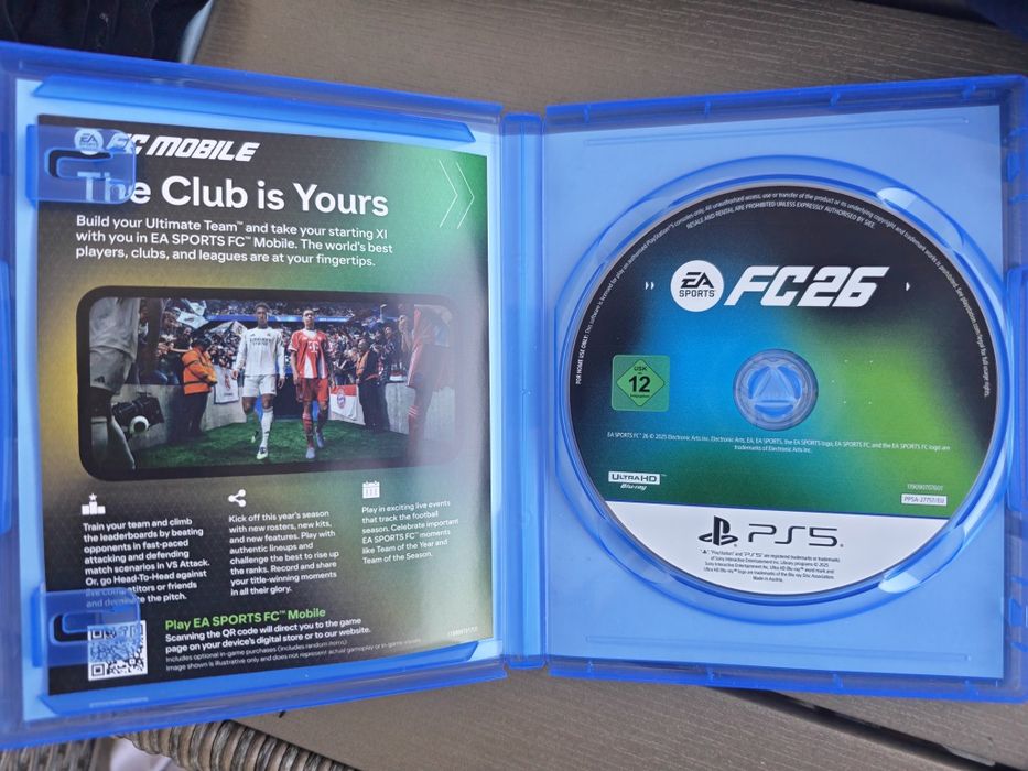 Продавам  FC 26 за ps5