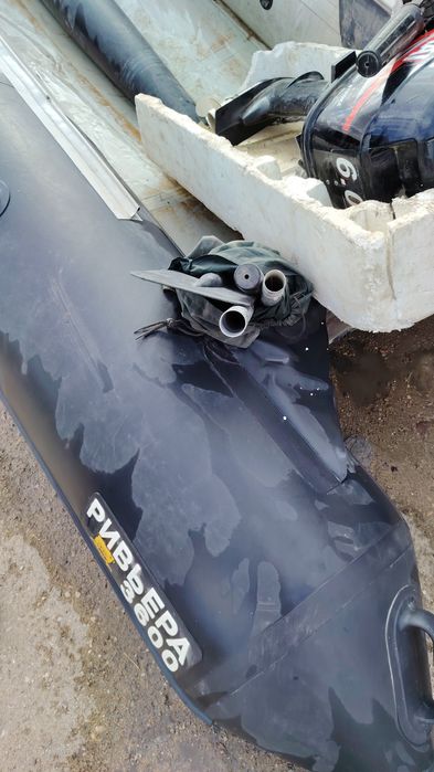 Лодка Ривьера 3600 с мотором Ханкай 6