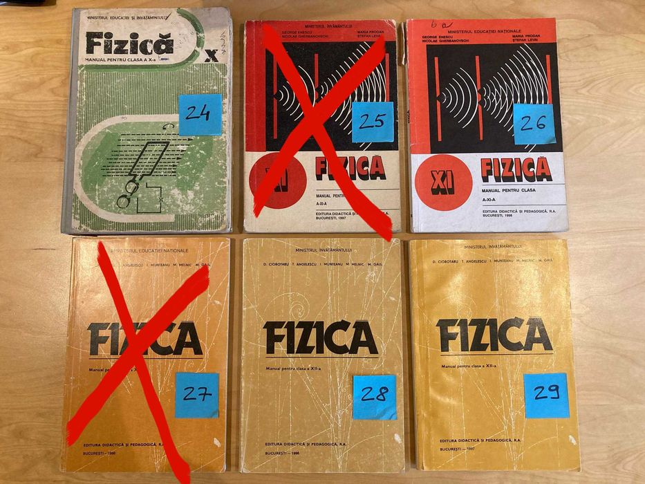 Diverse carti si manuale scolare/facultate (mate, info, fizica etc.)