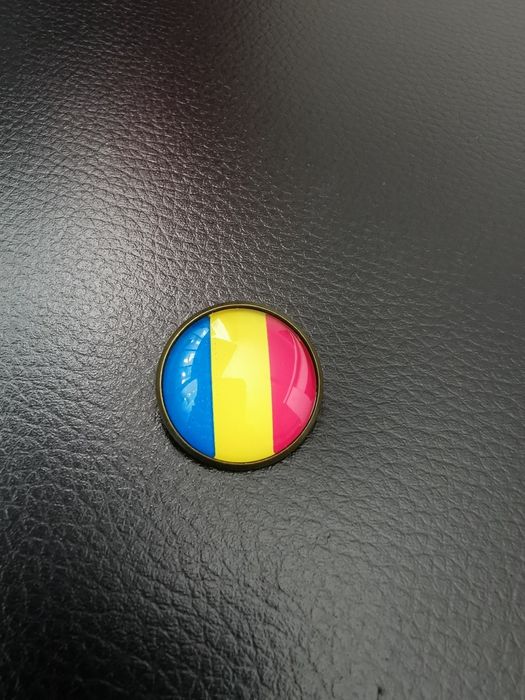 Insigna pin tricolor
