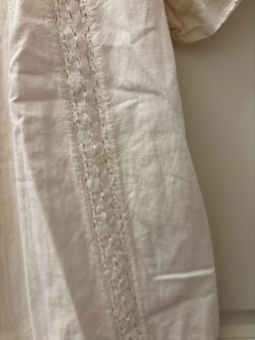 Rochie din bumbac cu broderie Zara XS noua cu eticheta