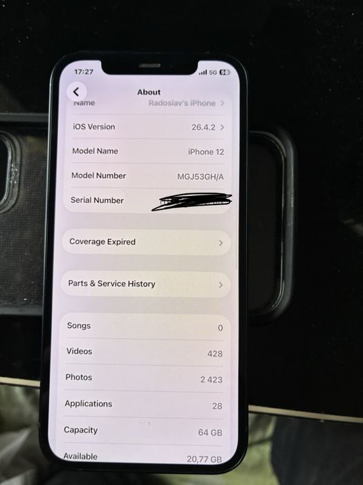 Iphone 12 deep blue