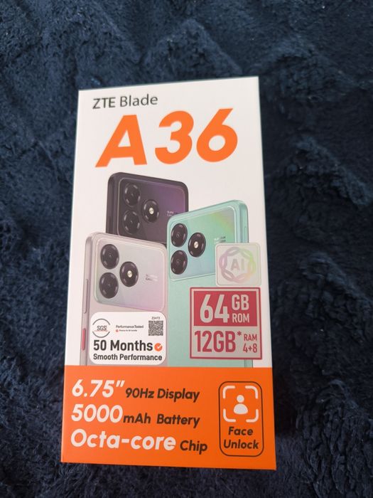 Продам абсолютно новый Zte blade a36