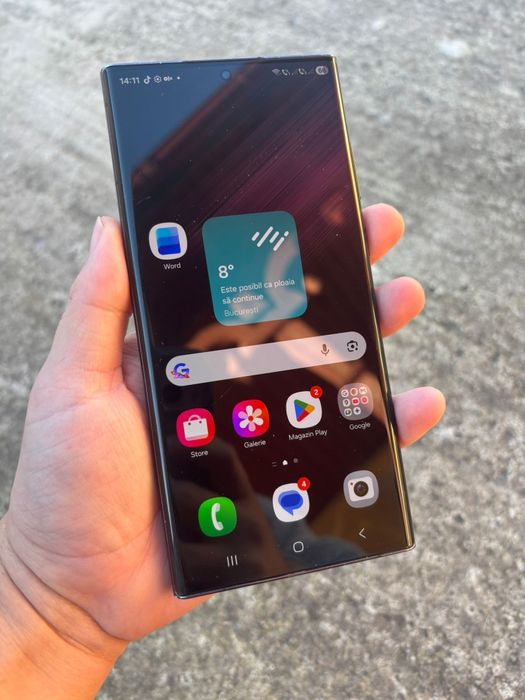 Telefon Samsung Galaxy S22 Ultra Impecabil ca Nou Black Schimb Trimit