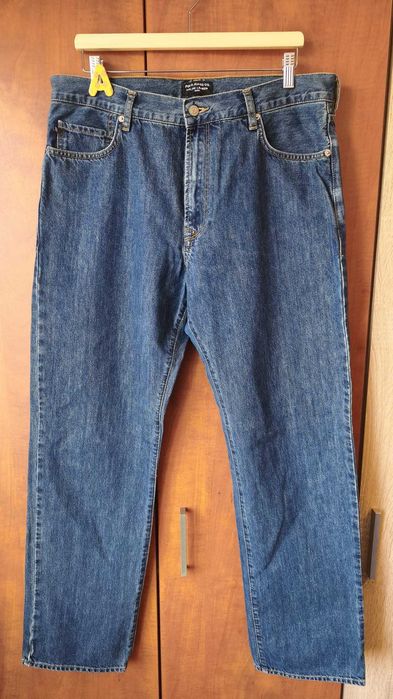blugi polo jeans,	talie 36,	lungime 33,	fermoar,	indigo blue