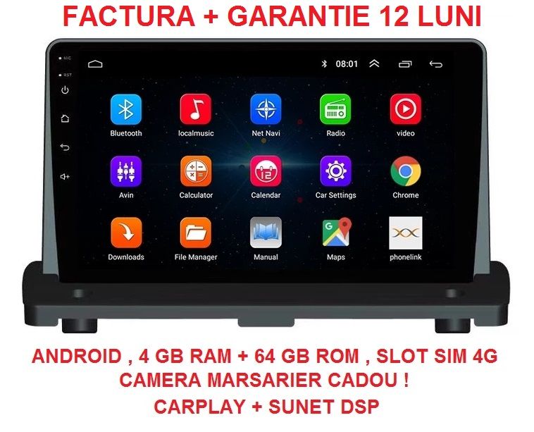 Navigatie Volvo XC90 ( 2003 - 2014 ) Android , Garantie , 4 GB RAM