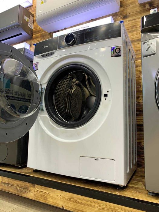 АКЦИЯ!!! Стиральная машина Midea модель MFA01W80B/W-C    НОВИНКА / NEW