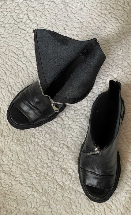 Sandale romane negre dama piele gladiator fermoar cizme vara femei