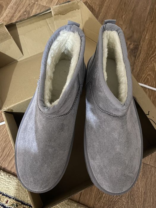 Обувь/ угги серые