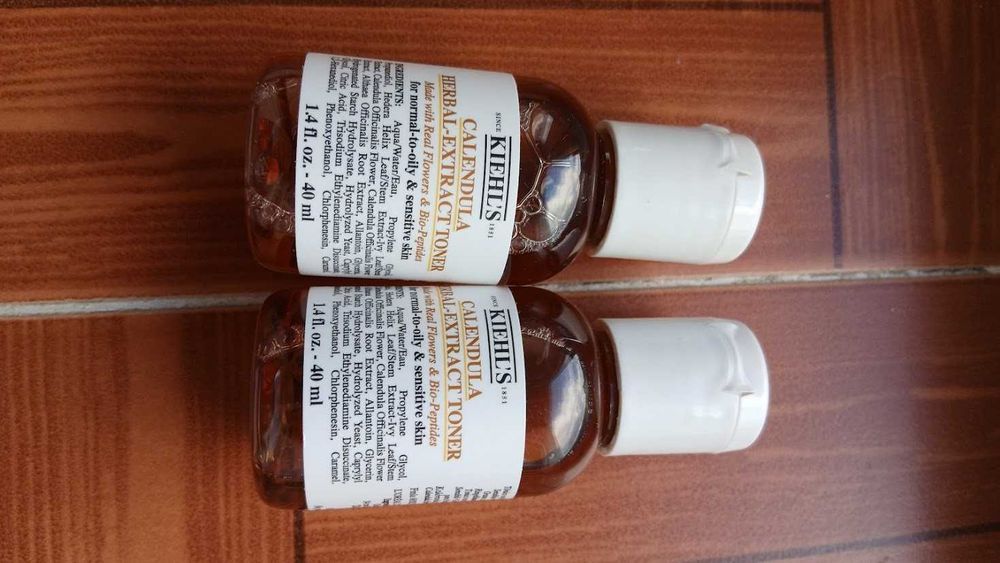 Set Kielh's Ultra Facial, Midnight Recovery, Super Multi-correct, Calendula si portfard