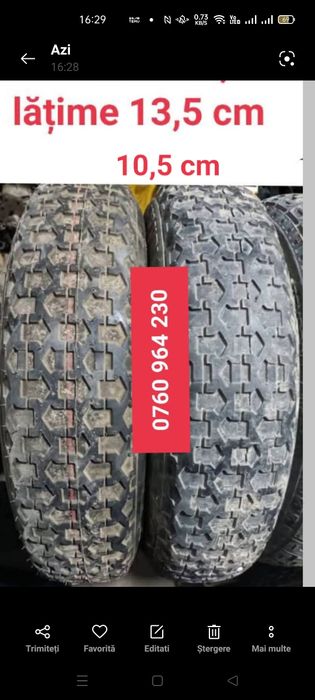 Set 2 roți la remorcuță,motocultor... Airsoft escalada