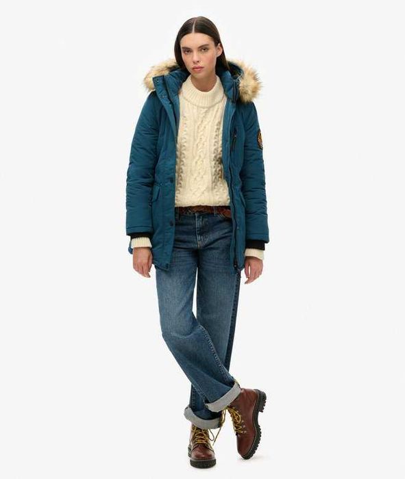 Superdry Everest Faux Fur Parka - Дамско Яке Парка , Зимно Яке