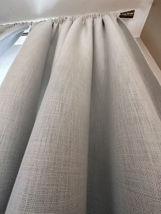 Draperie Hitra Jysk 4 buc alb/bej