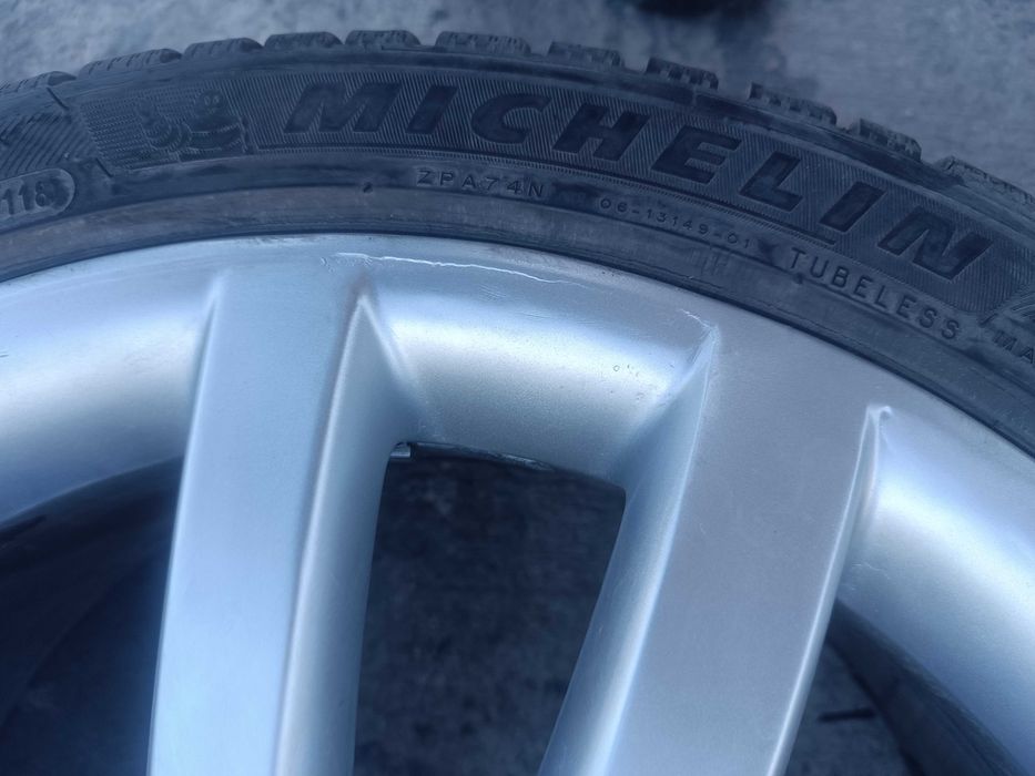 Джанти с гуми 18 цола 5х112 ЕТ51 за  Сеат, Ауди, VW. Шкода