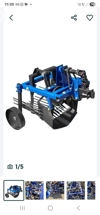 Masina de recoltat scos cartofi ceapa usturoi motocultor