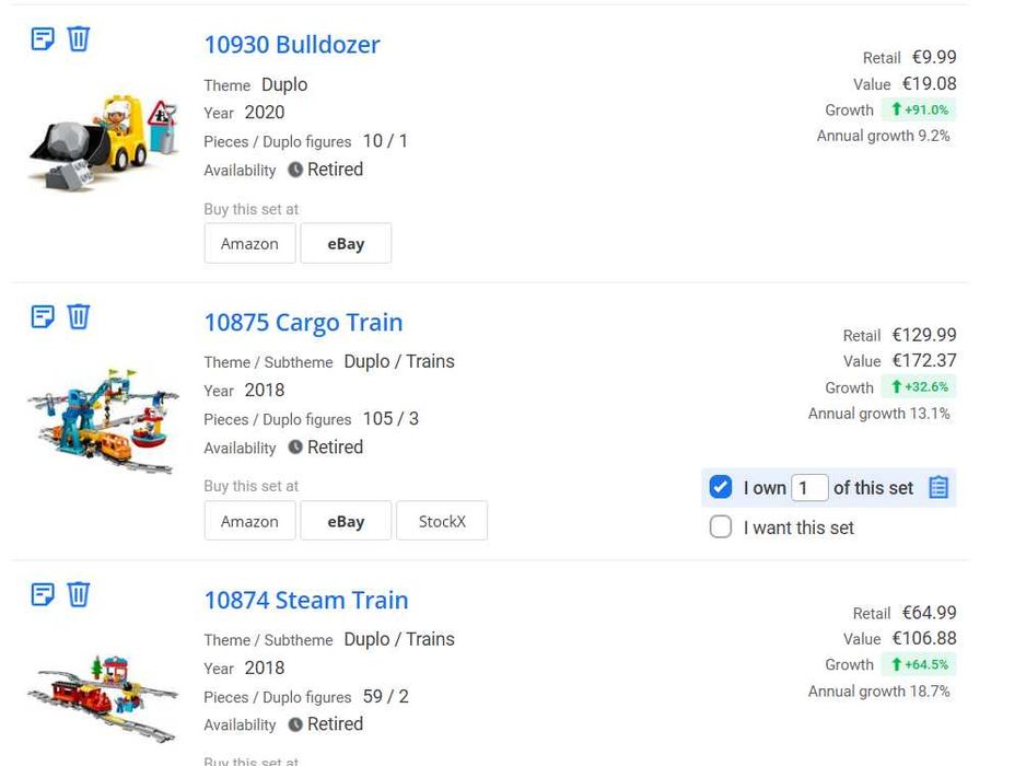 Lego Duplo - 12kg - 13 seturi