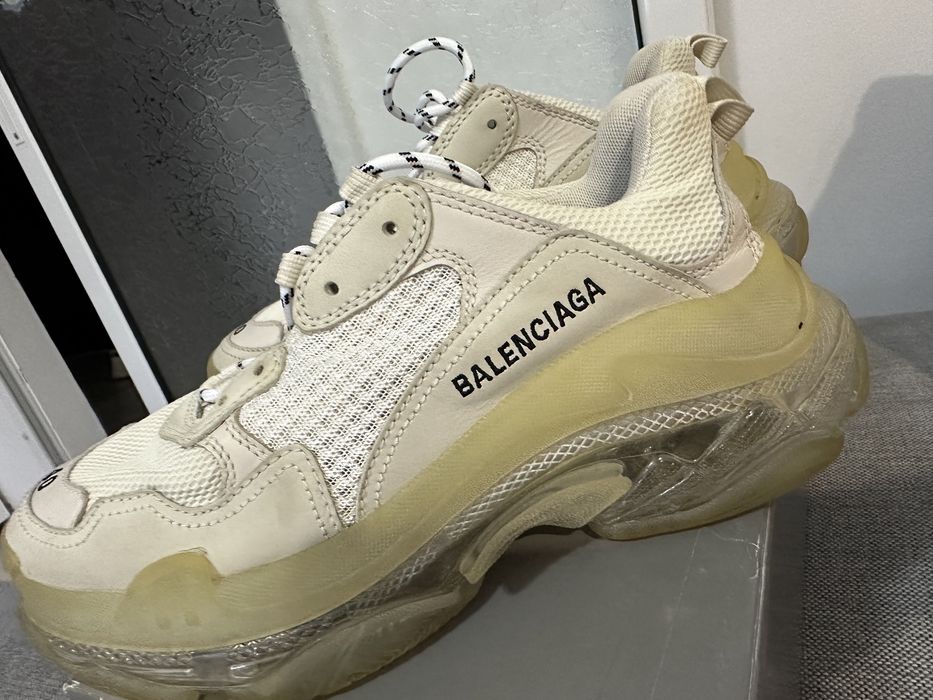 Balenciaga Triple S clear sole autentici