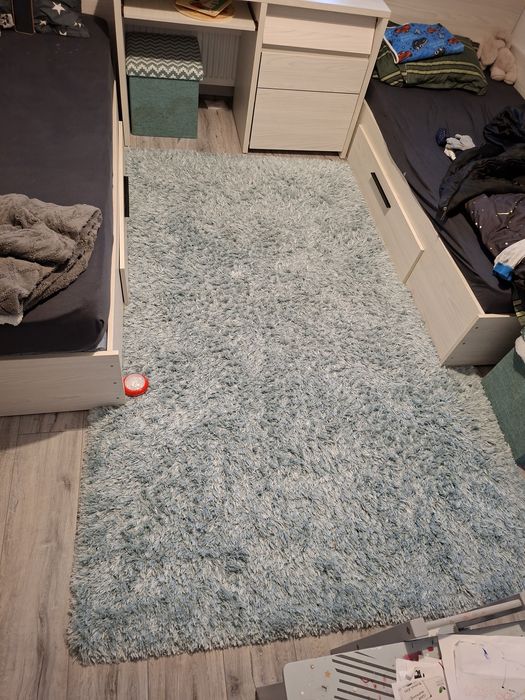 Covor albastru turcoaz 230×160