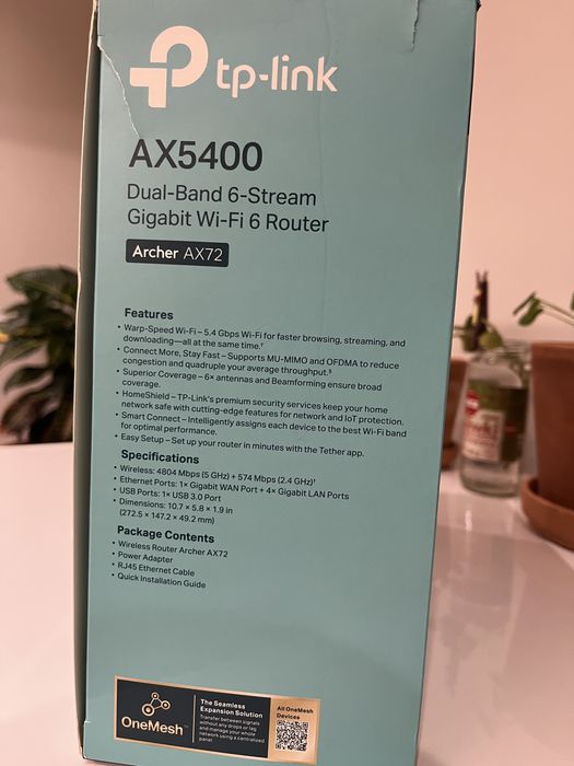 Router Wireless TP-Link Archer AX72, AX5400