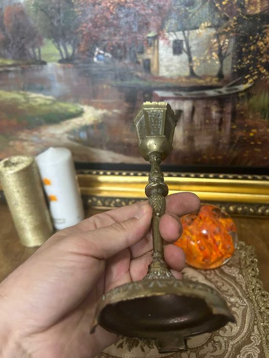 DN949 Sfesnic deosebit de bronz 300g 20cm h 7 cm d si 4,5d la cupa