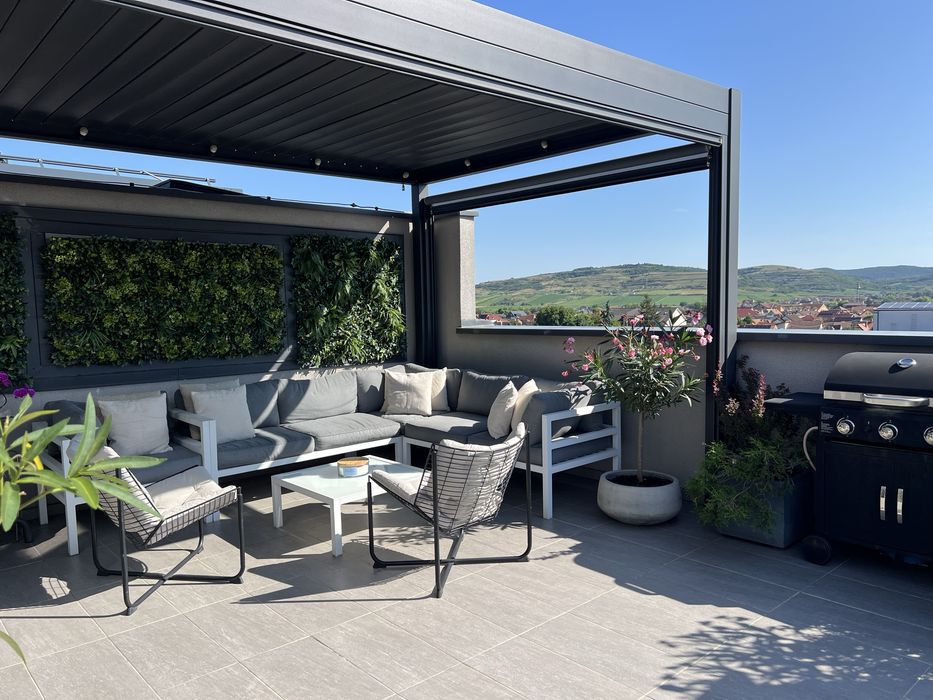 Penthouse deosebit | 84 mp utili + 52 mp terasă amenajată | City Residence Sibiu