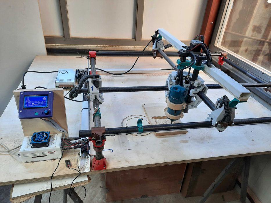 Cnc router 1000x800 mm