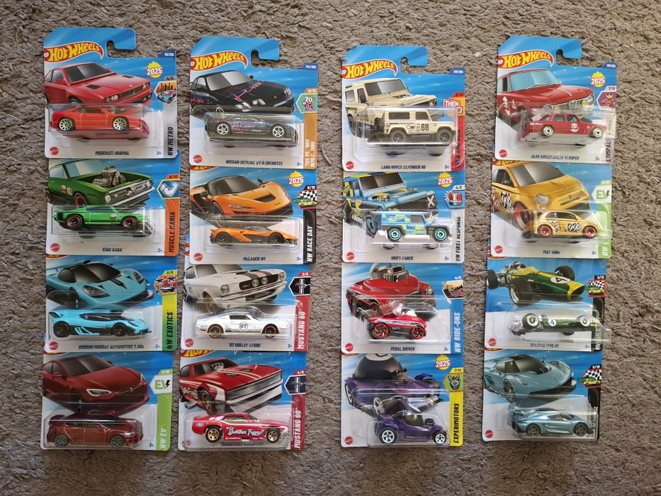 Hot wheels колички - различни видове