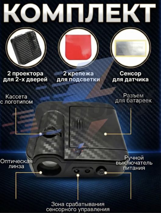 подсветка дверей CHERY и GEELY