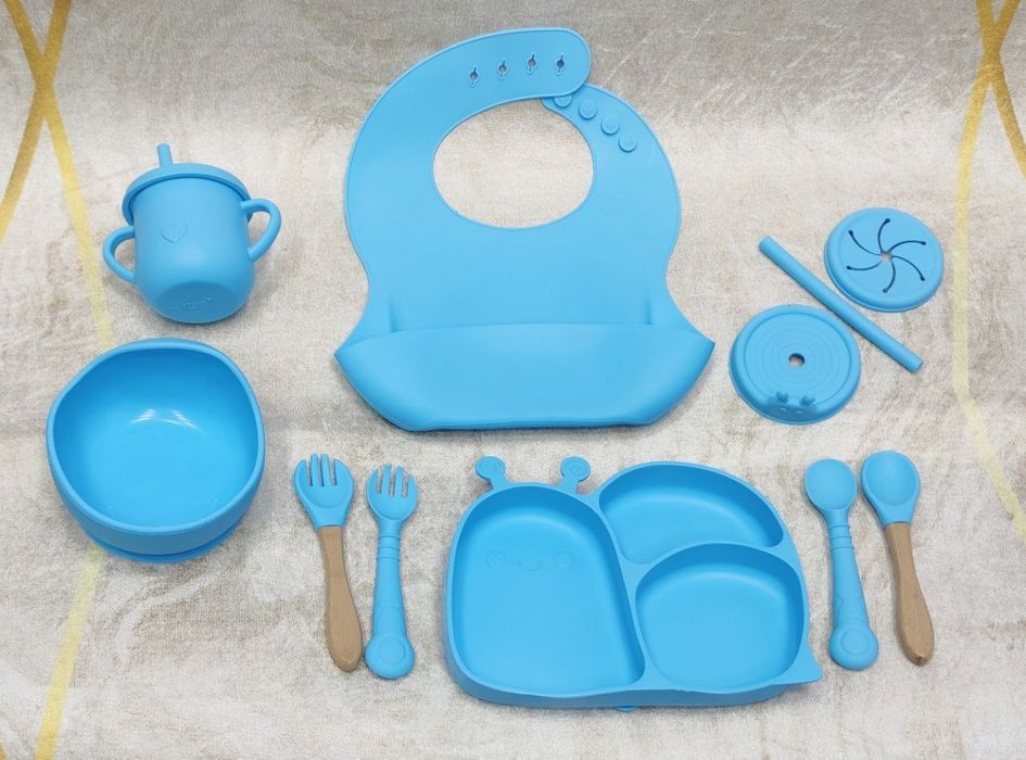 Детское  силиконовые посуда для кормления