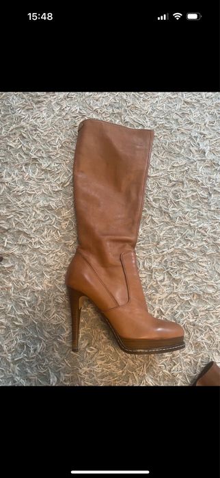 Cizme Musette piele maro 39