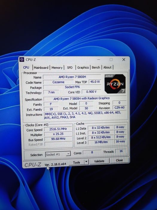 Laptop Lenovo legion 5 pro 16ACH6H 2021 RTX 3070 (piese/reparat)