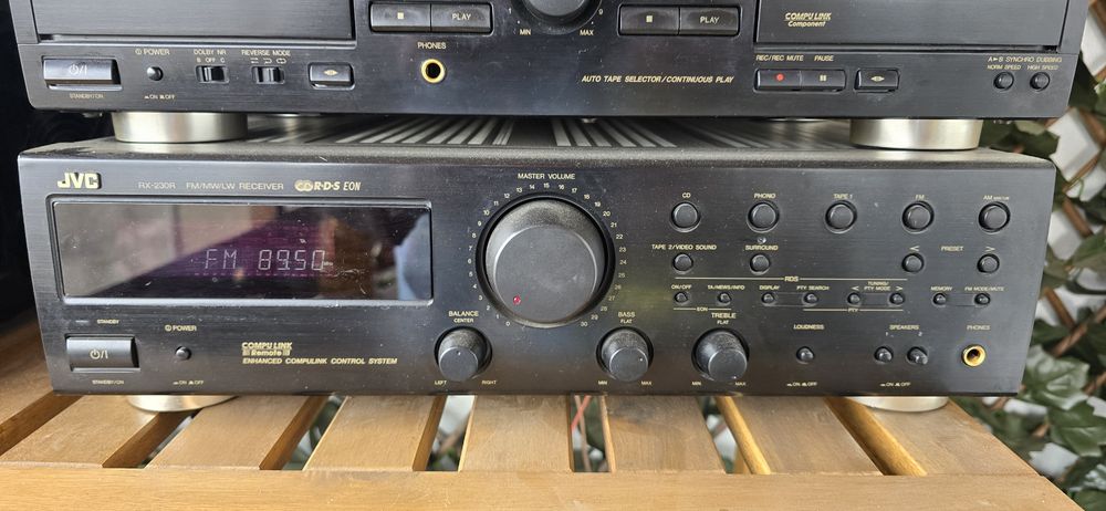 JVC  Ресивър RX- 230RBK , дек TD-W254BK , CD XL-V120BK