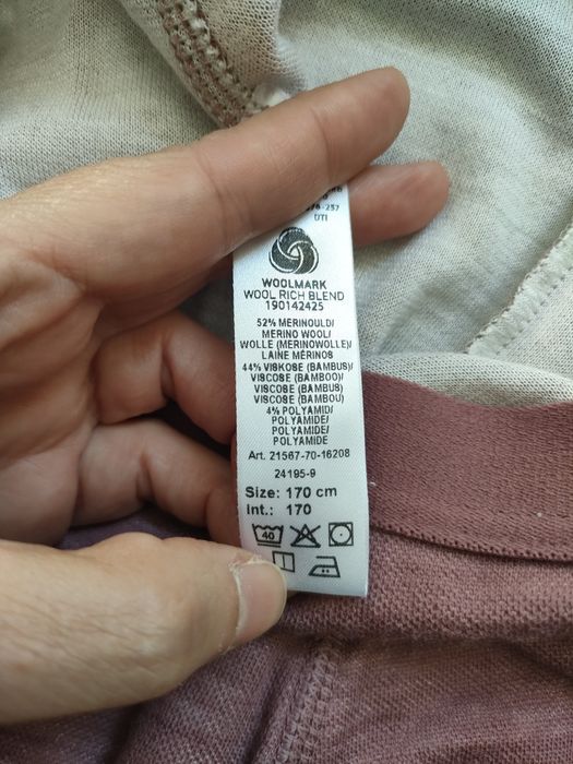 Pantaloni Joha lână și bambus M