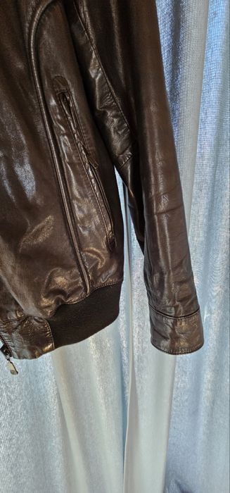 Scania мъжко яке от естествена кожа