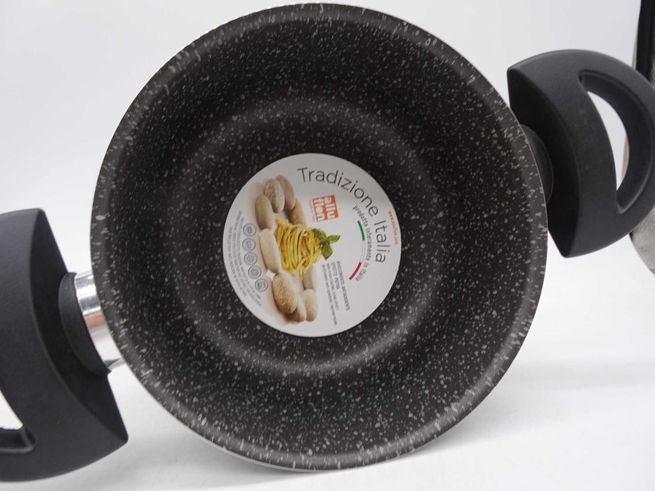 Cratiță ALLUFLON Tradition Italy, aluminiu, negru, 16 cm