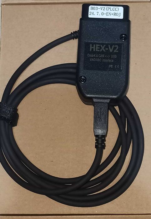 Diagnoza VCDS VAG COM HexV2 24.7 / 25.3 Engleza / Romana