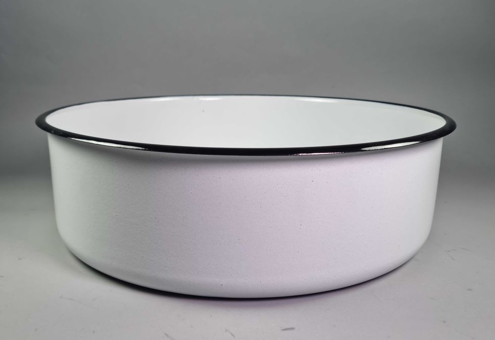 Кръгла емайлирана тава 40см