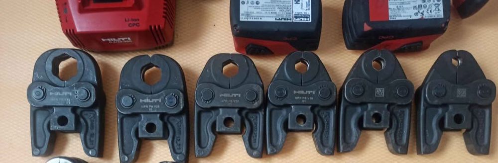 Prese sertizat GEBERIT , HILTI pexal, cupru,inox