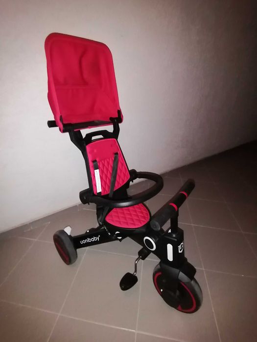 Tricicleta 2 în 1 UoniBaby Red