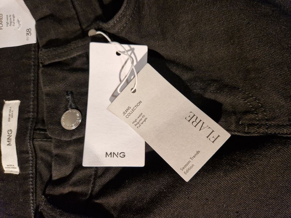 Черни дънки чарлстон MANGO НОВИ