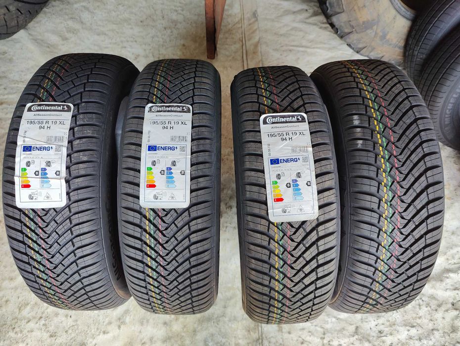4 Нови всесезонни гуми 195/55R19 Continental AllSeasonContact 94H M+S